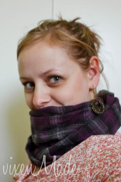 Flannel Infinity Scarf