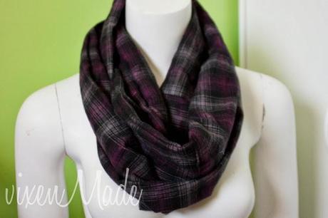 Flannel Infinity Scarf