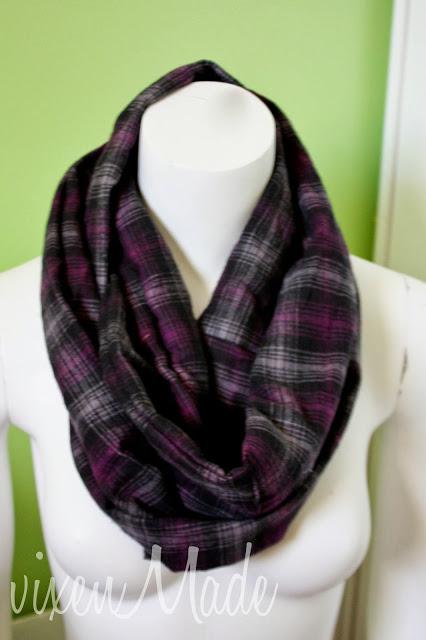 Flannel Infinity Scarf