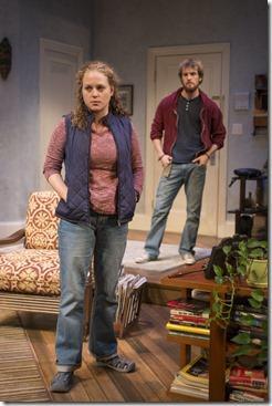 Caroline Neff and Josh Salt in 4000 Miles, Northlight Theatre