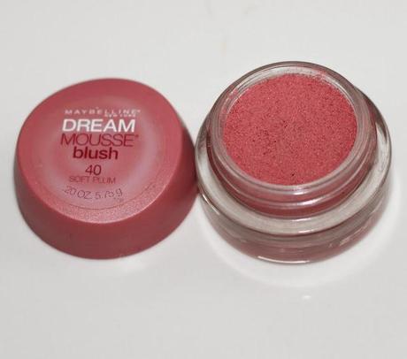 Reveiw and Swatches of Maybelline Dream Mousse Blush 40 Soft Plum by Shopping, Style and Us