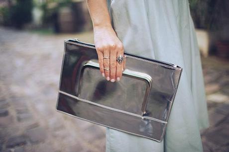 silver clutch