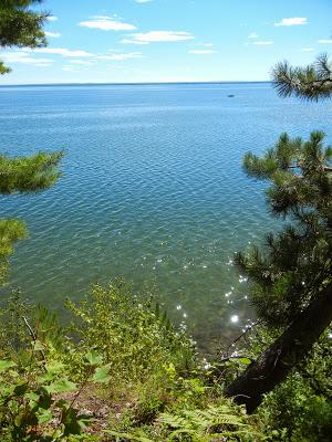 Houghton Falls + Lake Superior