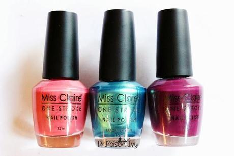 Miss Claire Polishes swatched