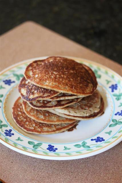 Vegan Whole Wheat Banana Blender Pancakes