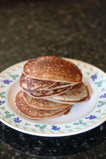 Vegan Whole Wheat Banana Blender Pancakes