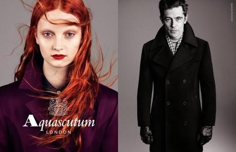 CODIE YOUNG FRONTS AQUASCUTUM’S FALL 2013 CAMPAIGN