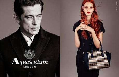 CODIE YOUNG FRONTS AQUASCUTUM’S FALL 2013 CAMPAIGN