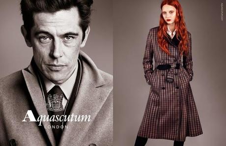 CODIE YOUNG FRONTS AQUASCUTUM’S FALL 2013 CAMPAIGN