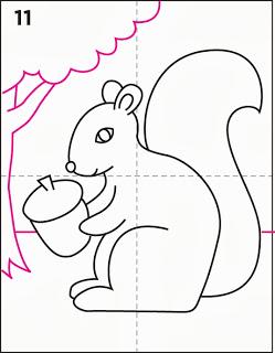 How to Draw a Squirrel Tutorial