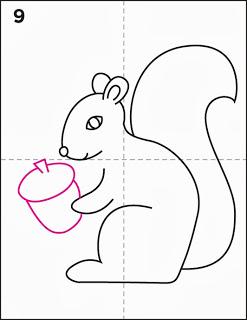 How to Draw a Squirrel Tutorial