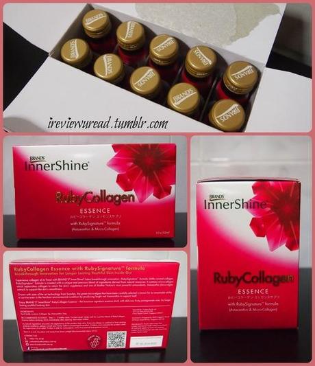 Brands InnerShine Ruby Collagen Essence Trail Review (Somewhat Sponsored to a certain extend)