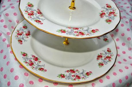WIN A Cup of Vintage bone china cake stand