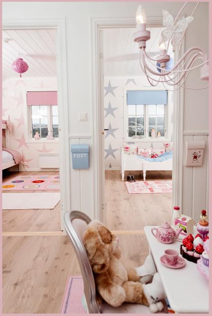 A girl and a boy sharing a kids' room