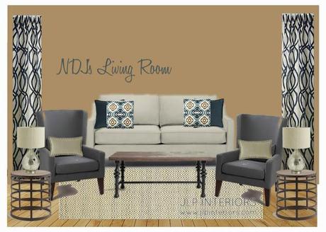 E-Design: NDJ's Living Room