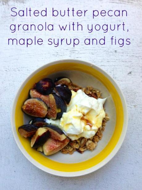 Salted butter pecan granola Granola with figs_FeedMeDearly