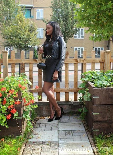 Today I'm Wearing: The Leather Dress  (Look 1)