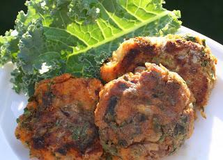 Sweet Potato and Kale Patties (Dairy, Gluten/Grain and Egg Free)