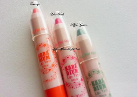 ♥ Karadium Lip Tint Sticks ~ Love Package from Korea ♥