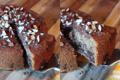 1 Year of Blogging: Cinnamon Nutella Cake