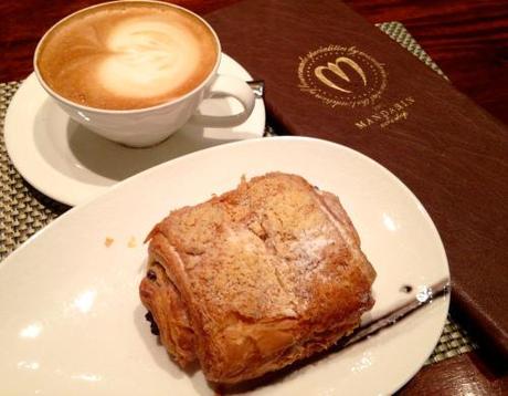 Mega pain au chocolat at The Mandarin Oriental