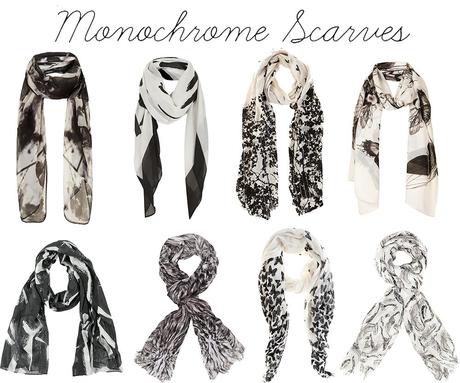 Monochrome Scarves