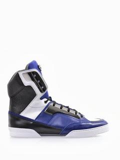 Up Up To The Sky:  Versace Leather High-Top Trainers
