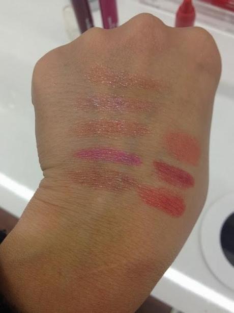 Pur Minerals Lip Gloss Sticks Swatches