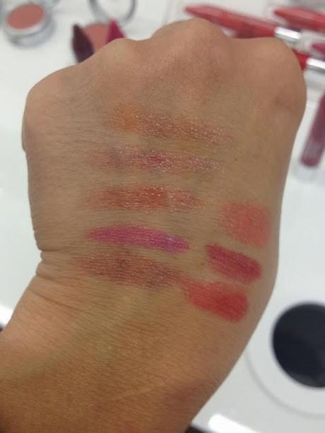 Pur Minerals Lip Gloss Sticks Swatches