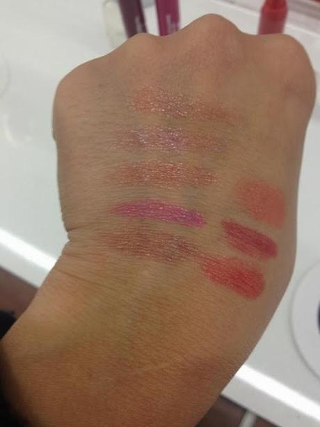 Pur Minerals Lip Gloss Sticks Swatches