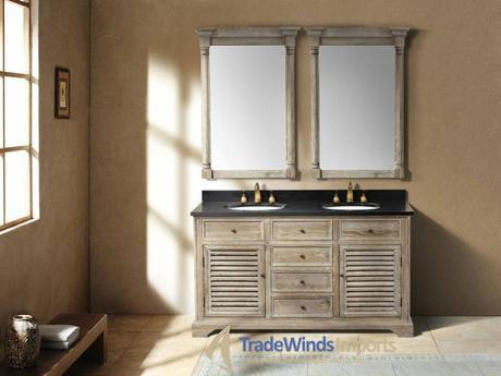 The Paliano vanity offers a rustic and farm-style look to your home