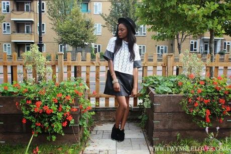 Today I'm Wearing: The Leather Dress (Look 2)