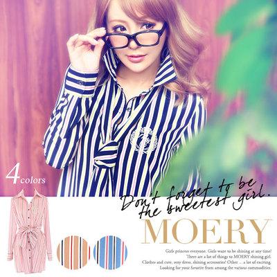 MOERY ORIGINAL SELECT – STRIPPED BLOUSE ONEPIECE About th...