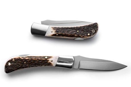 Italian Stag Handled Folding Knife 