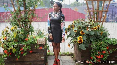 Today I'm Wearing: The Leather Dress (Look 3)
