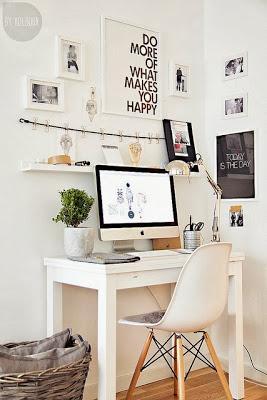 inspiration board | small workspaces