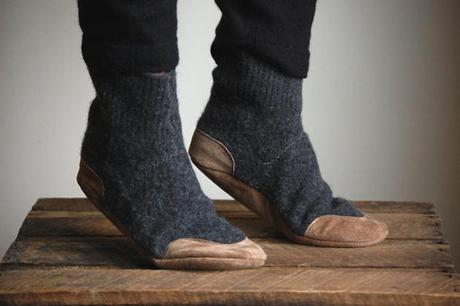 Wool Slipper Socks 