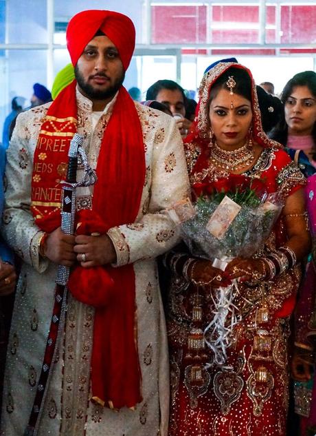 A Sikh Indian Wedding Couple