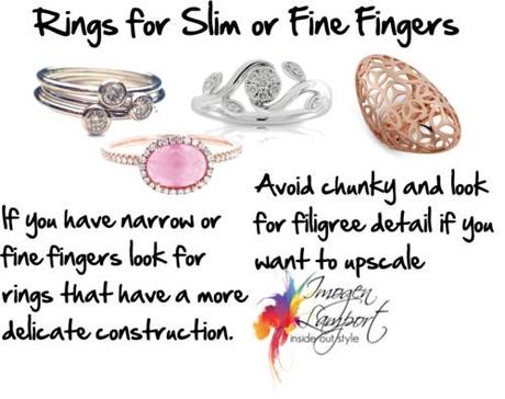 Rings for Slim or Fine Fingers