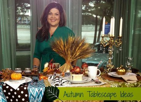 Autumn Does Autumn Tablescapes on TV (with A LOT of help from GiggleGalore.net)