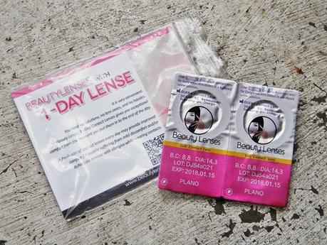 REVIEW | BeautyLenses 1Day Lens Pouring Stars Black