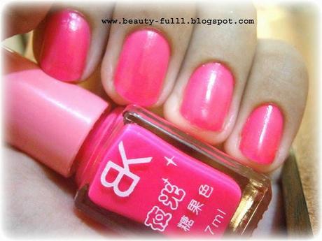 Born Pretty Store's Candy Color Nail Polish + 3D Stickers - Review