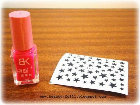 Born Pretty Store's Candy Color Nail Polish + 3D Stickers - Review