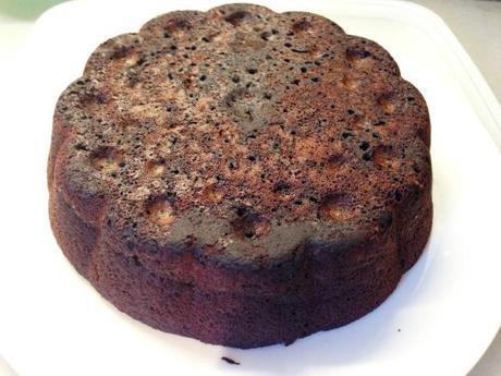 chocolate cognac and prune cake made in ikea sockerkaka mold diabetic recipe low sugar