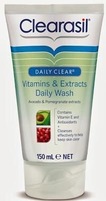 Clearasil Daily Clear Vitamins & Extracts Wash