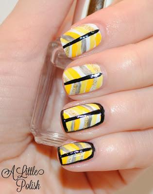 Pittsburgh Sports Themed Nails