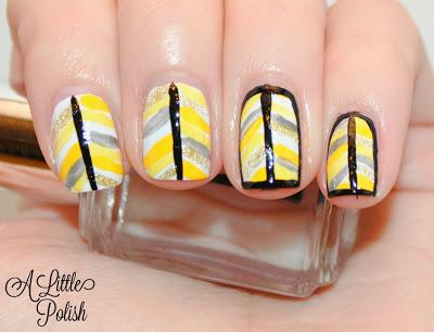 Pittsburgh Sports Themed Nails