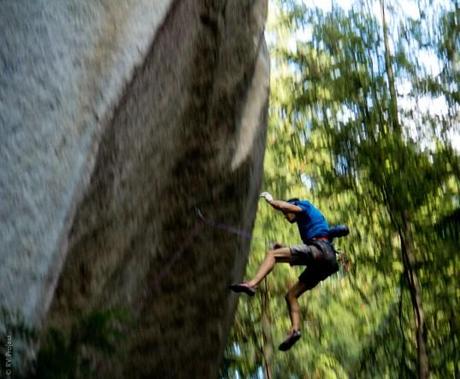 Normally the whipper is bigger. The cam he's falling on is not there on redpoint burns!