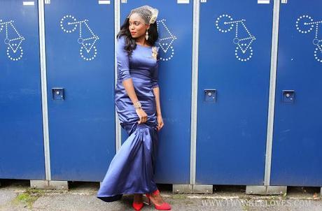 Today I'm Wearing: The Blue Bridesmaid