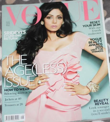 Did Sridevi Impress on VOGUE August 2013 Cover Page?